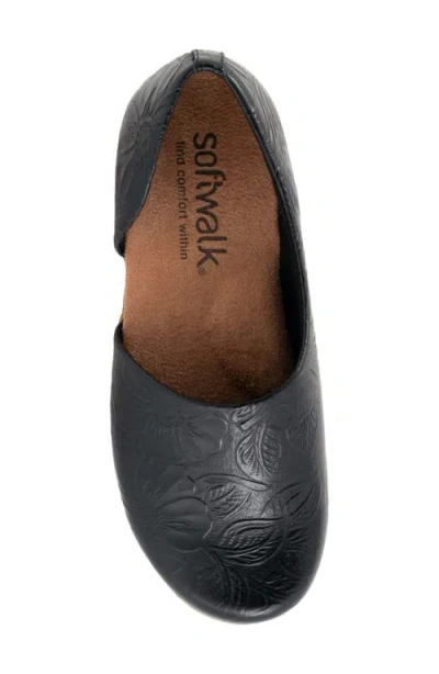 Softwalk ® Addie Half D'orsay Platform Clog In Black