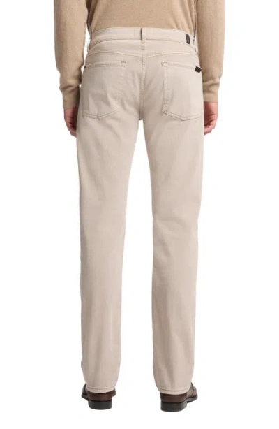 7 For All Mankind The Straight Fit Jeans In Left Hand Almond In Neutral