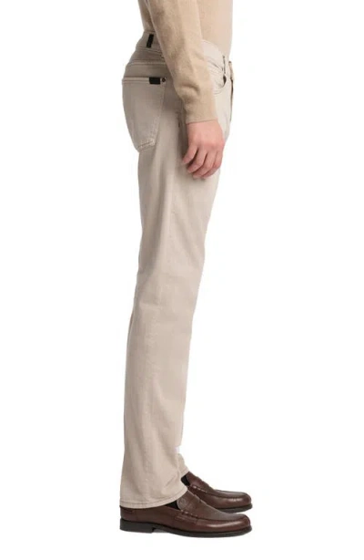 7 For All Mankind The Straight Fit Jeans In Left Hand Almond In Neutral