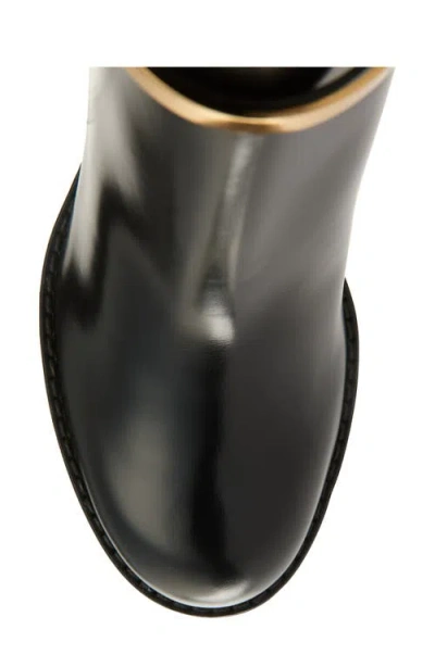 Tod's Bar Block Heel Ankle Boot In Animal Print