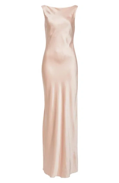 Jason Wu Collection Draped Crepe Back Satin Gown In Animal Print