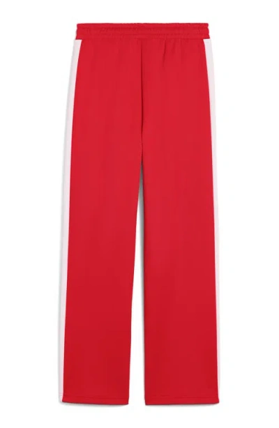 Puma T7 Always On Straight Track Pants In Animal Print