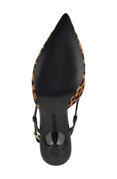 Nine West Women's Rhonda Kitten Heel Slingback Pumps In Multi