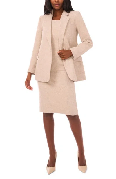 1.state One-button Herringbone Blazer In Gray