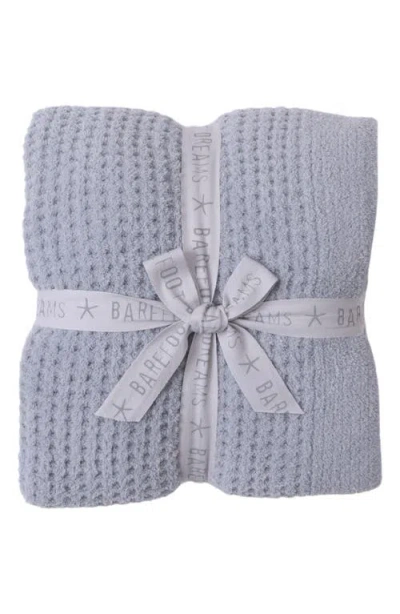Barefoot Dreams Cozychic Waffle Throw In Gray