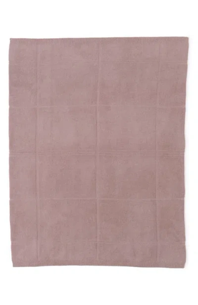 Barefoot Dreams Cozychic Cotton Tonal Plaid Throw In Pink