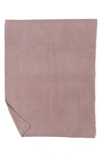 Barefoot Dreams Cozychic Cotton Tonal Plaid Throw In Pink