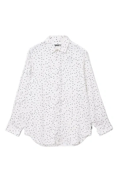 John Varvatos Rodney Hidden Placket Button-up Shirt In White