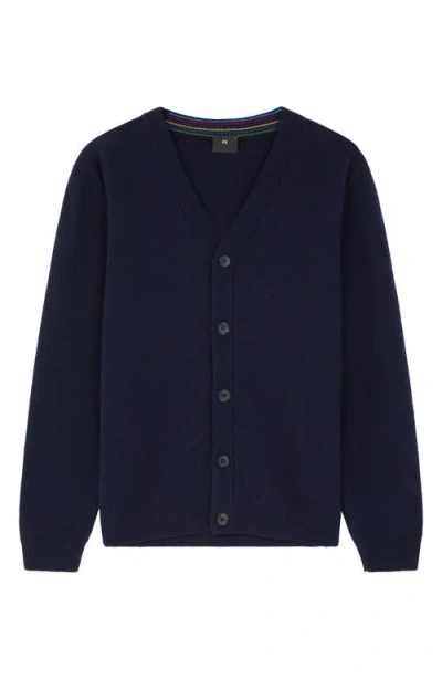 Ps By Paul Smith Ps Paul Smith Wool Cardigan In Animal Print