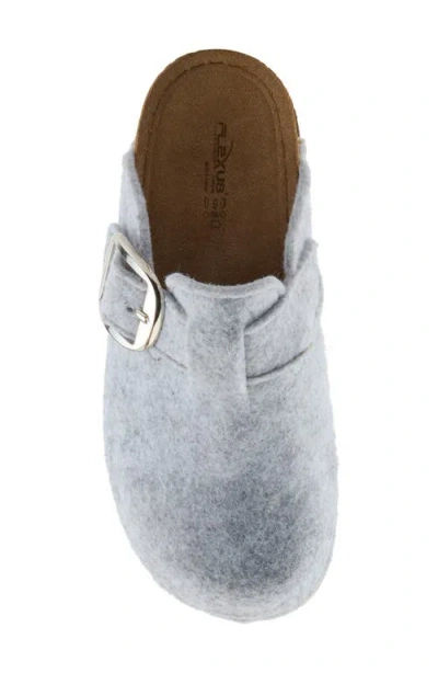 Flexus By Spring Step Giller Boiled Wool Clog In Gray