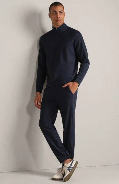 Rhone Dreamstate Quarter Zip Pullover In Blue