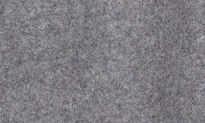 Victoria Beckham Long Sleeve Wool & Cashmere Crop Button-up Shirt In Gray