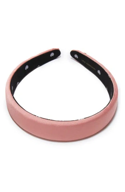 Lele Sadoughi Satin Hedaband In Pink