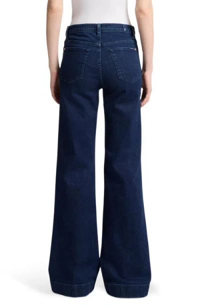 7 For All Mankind Slim Illusion Modern Dojo Jeans In Classical In Blue