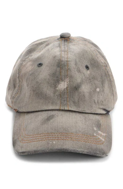Acne Studios Carliy Trafalgar Embroidered Back Logo Adjustable Baseball Cap In Gray