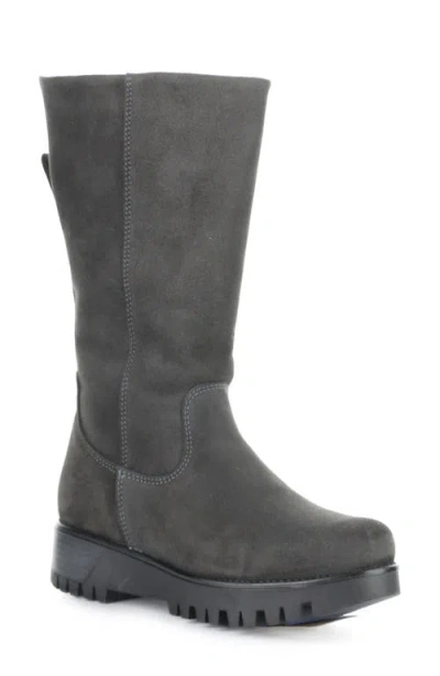Bos. & Co. Gelo Waterproof Primaloft® & Wool Faux Shearling Lined Boot In Gray