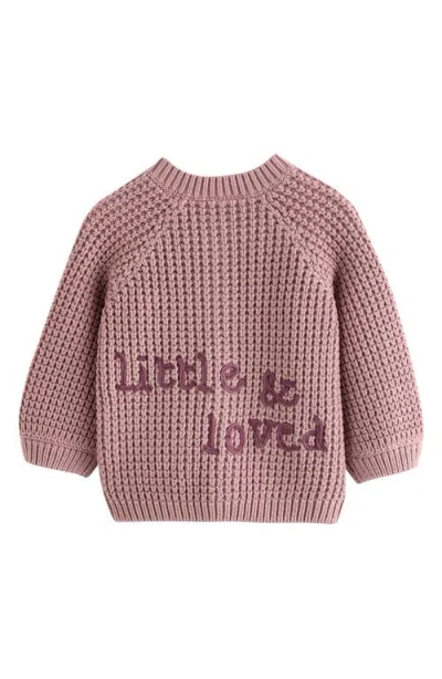 Next Little & Loved Embellished Cotton Cardigan In Multi