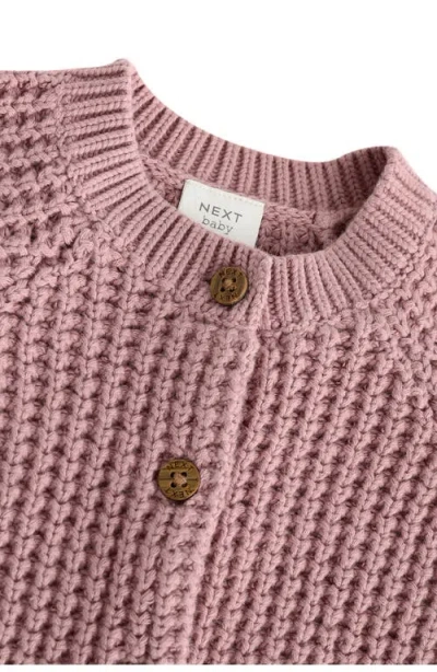 Next Little & Loved Embellished Cotton Cardigan In Multi