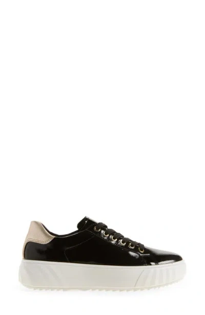 Ara Mikky Platform Sneaker In Black
