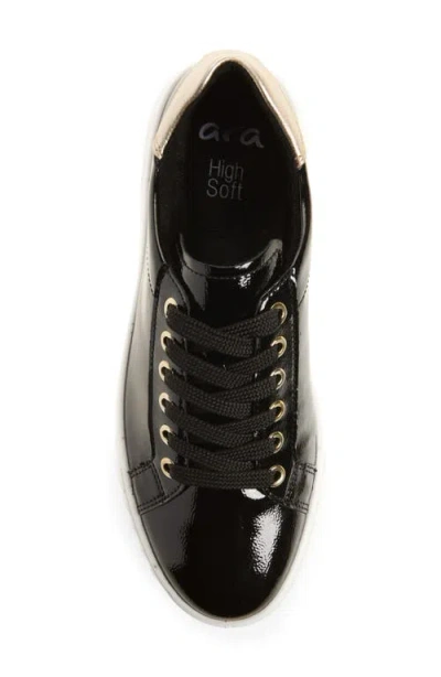 Ara Mikky Platform Sneaker In Black
