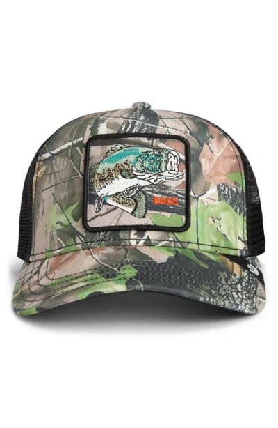Goorin Bros . Eagle Embroidered Patch Trucker Hat In Green