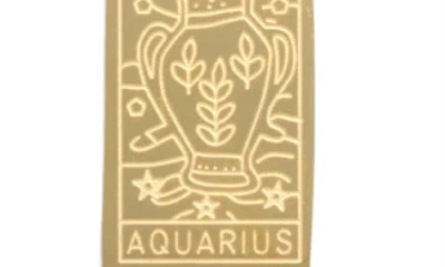 Petit Moments What's Your Sign Zodiac Pendant Necklace In Gold