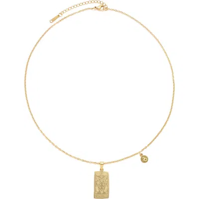 Petit Moments What's Your Sign Zodiac Pendant Necklace In Gold