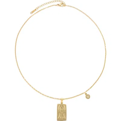 Petit Moments What's Your Sign Zodiac Pendant Necklace In Gold