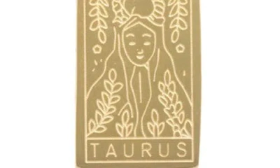 Petit Moments What's Your Sign Zodiac Pendant Necklace In Gold