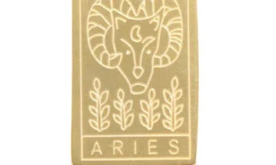 Petit Moments What's Your Sign Zodiac Pendant Necklace In Gold