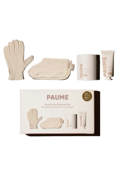 Paume Hand & Foot Essentials 4-piece Set $78 Value In Sand