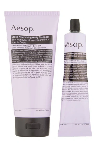 Aesop Eleos Hand & Body Set $72 Value In Transparent