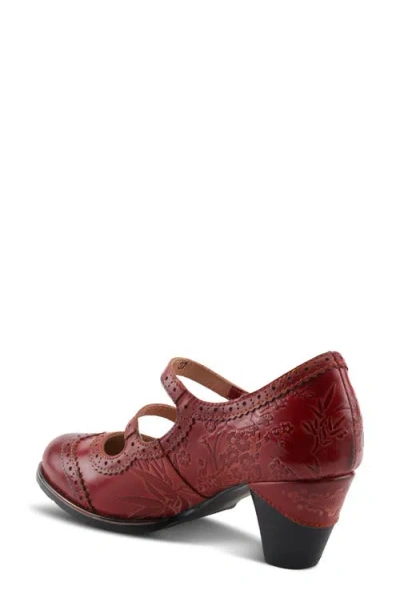 L'artiste By Spring Step Gaviria Mary Jane Pump In Animal Print