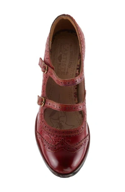 L'artiste By Spring Step Gaviria Mary Jane Pump In Animal Print
