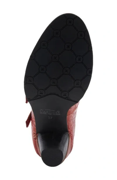 L'artiste By Spring Step Gaviria Mary Jane Pump In Animal Print