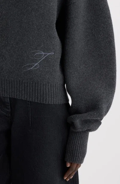 Jacquemus La Maille Pallone In Wool In Black