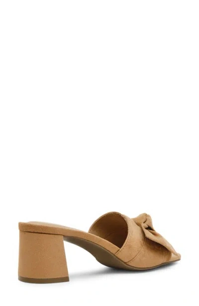 Anne Klein Women's Kizmet Knot Block Heel Dress Sandals In Neutral