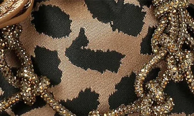 Kurt Geiger Mini Macrame Crystal-embellishment Tote Bag In Brown