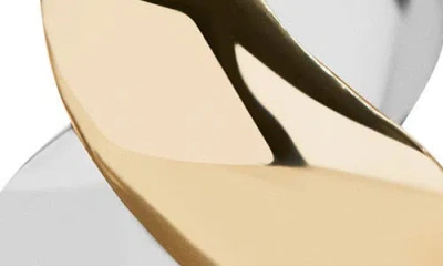 Baublebar Piper Two-tone Crisscross Stud Earrings In Gold