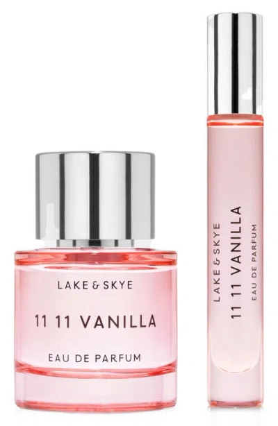 Lake & Skye 11 11 Vanilla Eau De Parfum Gift Set In Pink