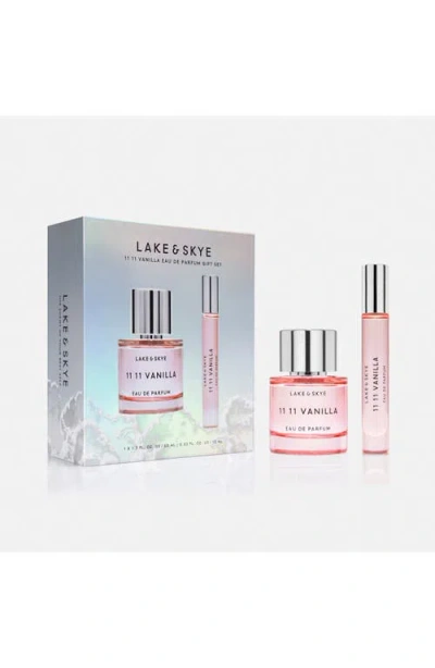 Lake & Skye 11 11 Vanilla Eau De Parfum Gift Set In Pink