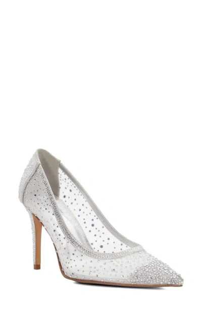 Dune London Brightest Pointed Toe Pump In Metallic