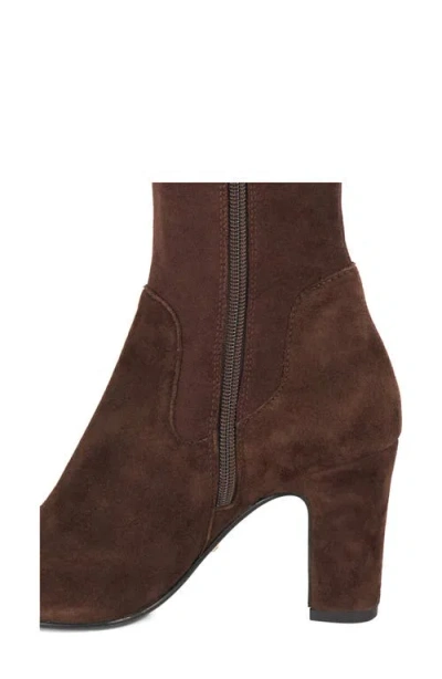 Dune London Simple Knee High Boot In Brown