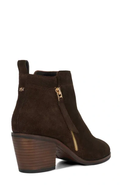 Dune London Paicing Block Heel Bootie In Brown