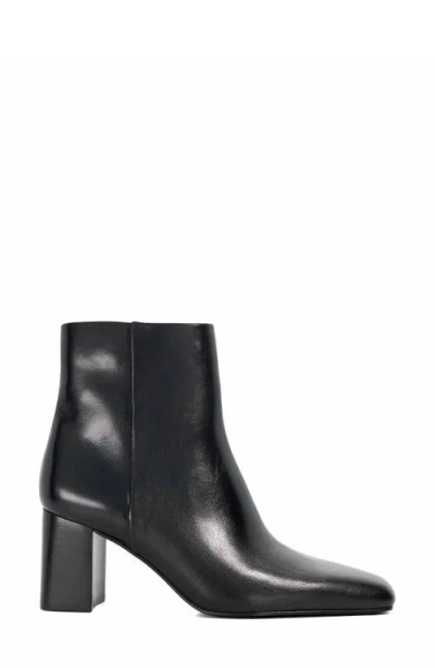 Dune London Panamas Block Heel Bootie In Black