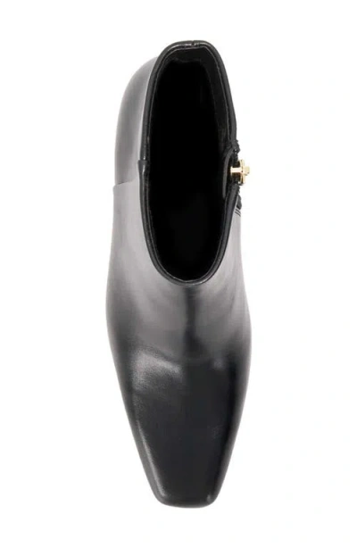 Dune London Panamas Block Heel Bootie In Black