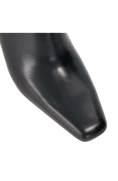 Dune London Panamas Block Heel Bootie In Black