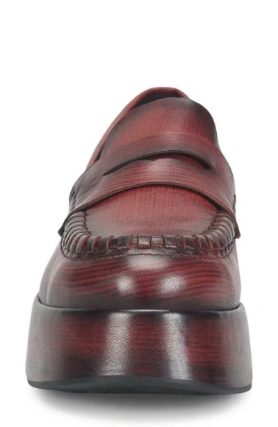 Kork-ease ® Pixie Platform Penny Loafer In Brown