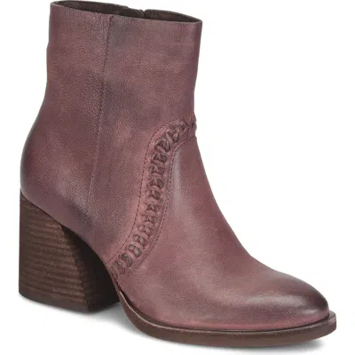 Kork-ease ® Shilo Block Heel Bootie In Burgundy