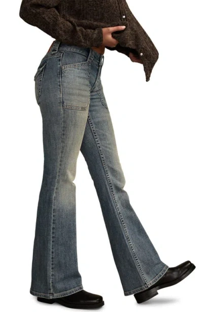 Lucky Brand Women's Low Rise Flare Jeans In Blue